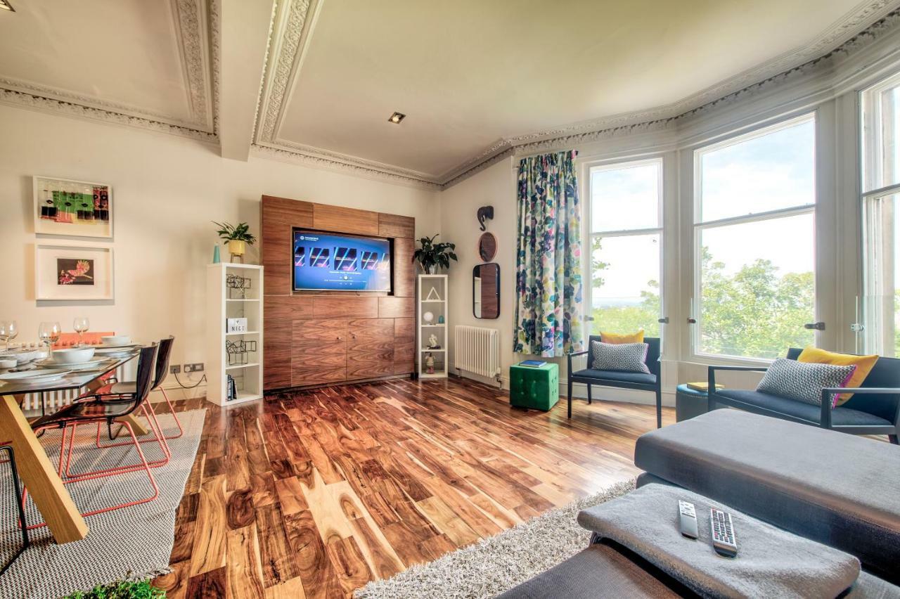 Apartament Modern Flat With Fantastic Views Edynburg Zewnętrze zdjęcie